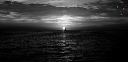 Sails in the Sunset by Derek Delacroix